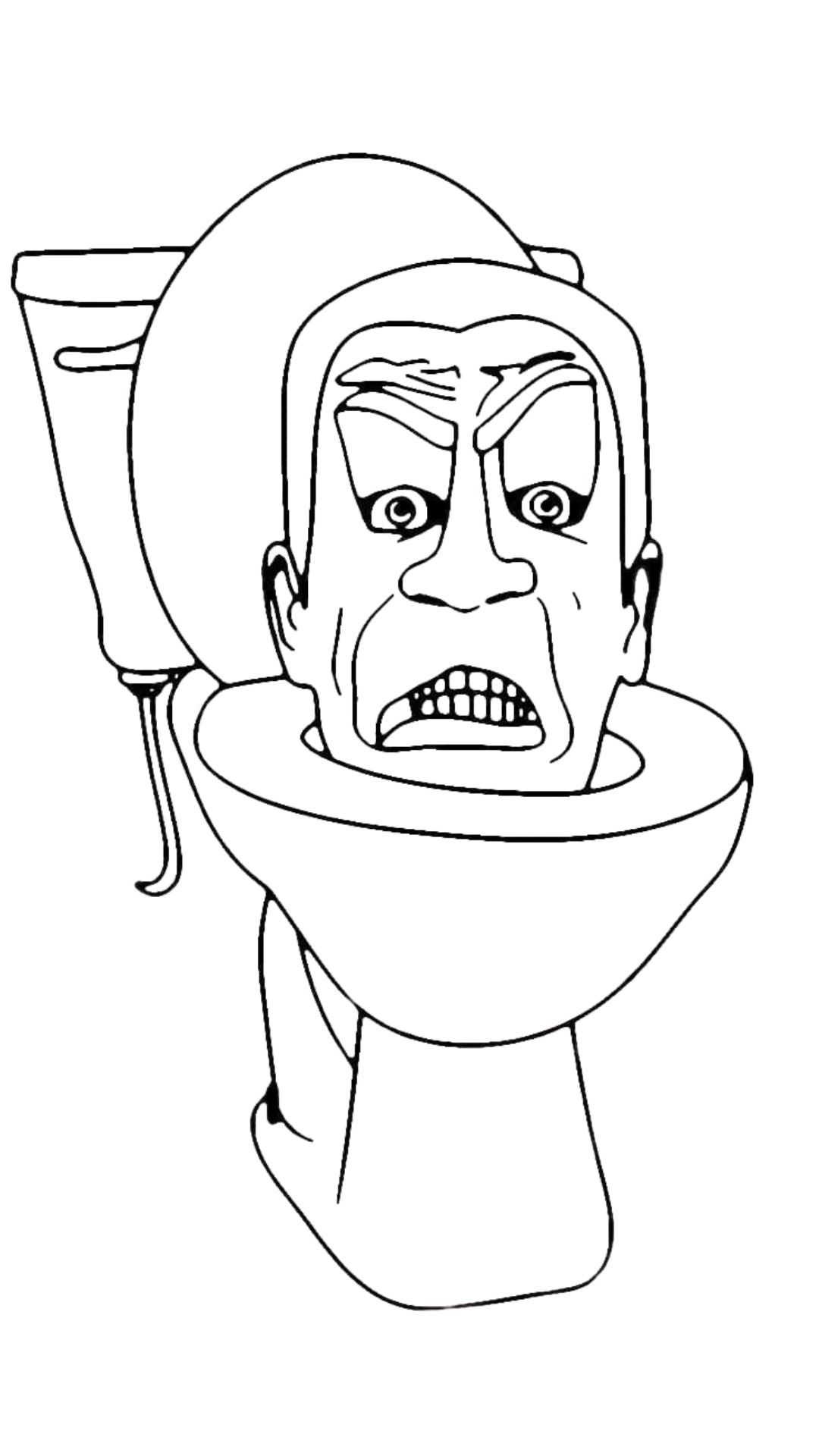 coloring pages skibidi toilet