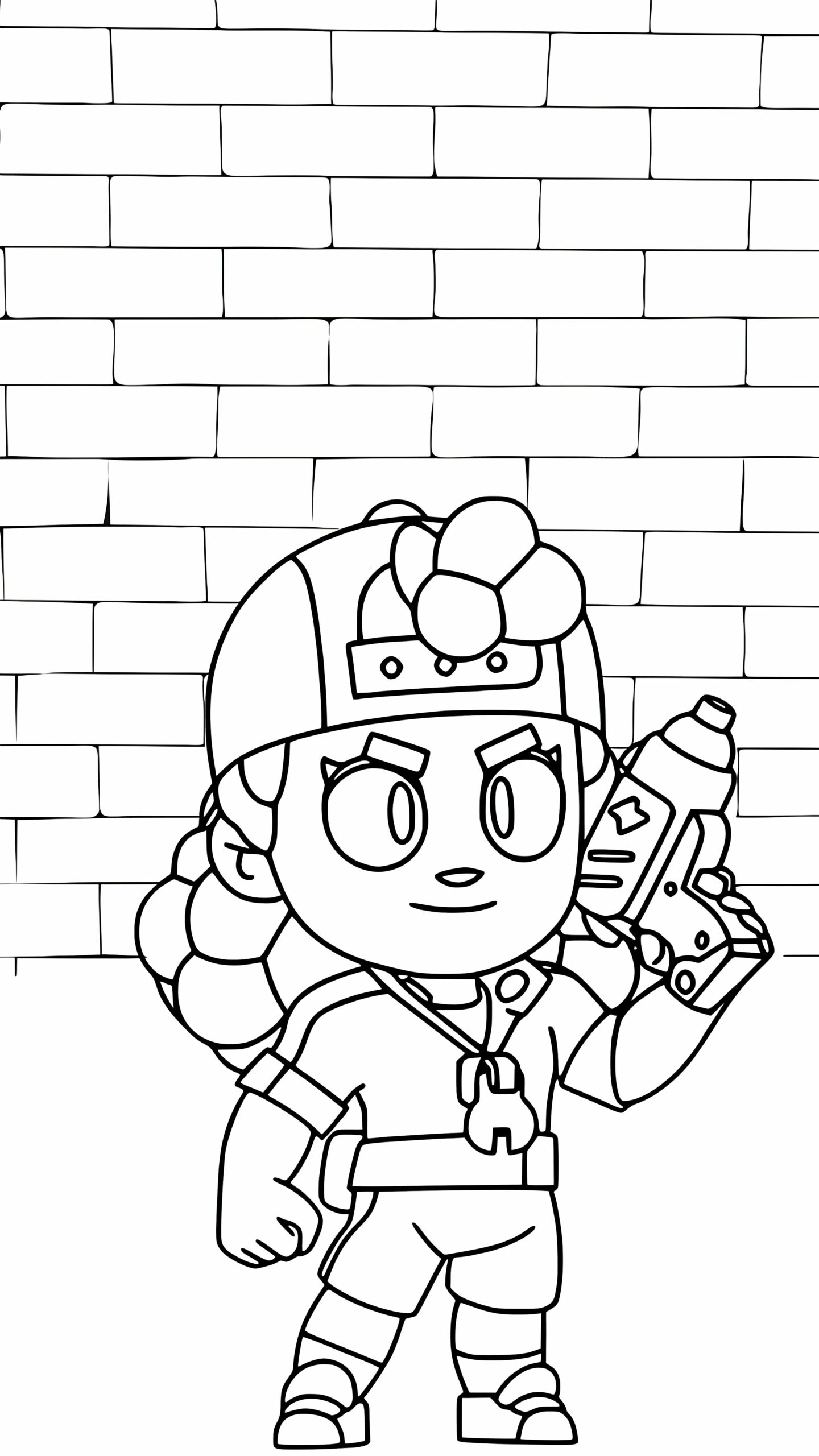 desenhos do brawl stars para colorir