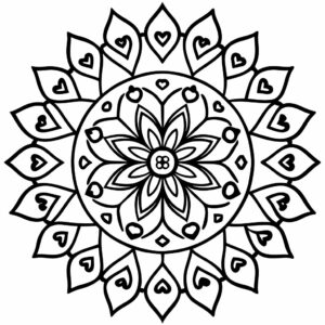 mandala para imprimir e colorir