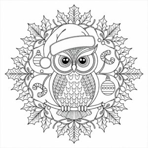 mandala para colorir animal