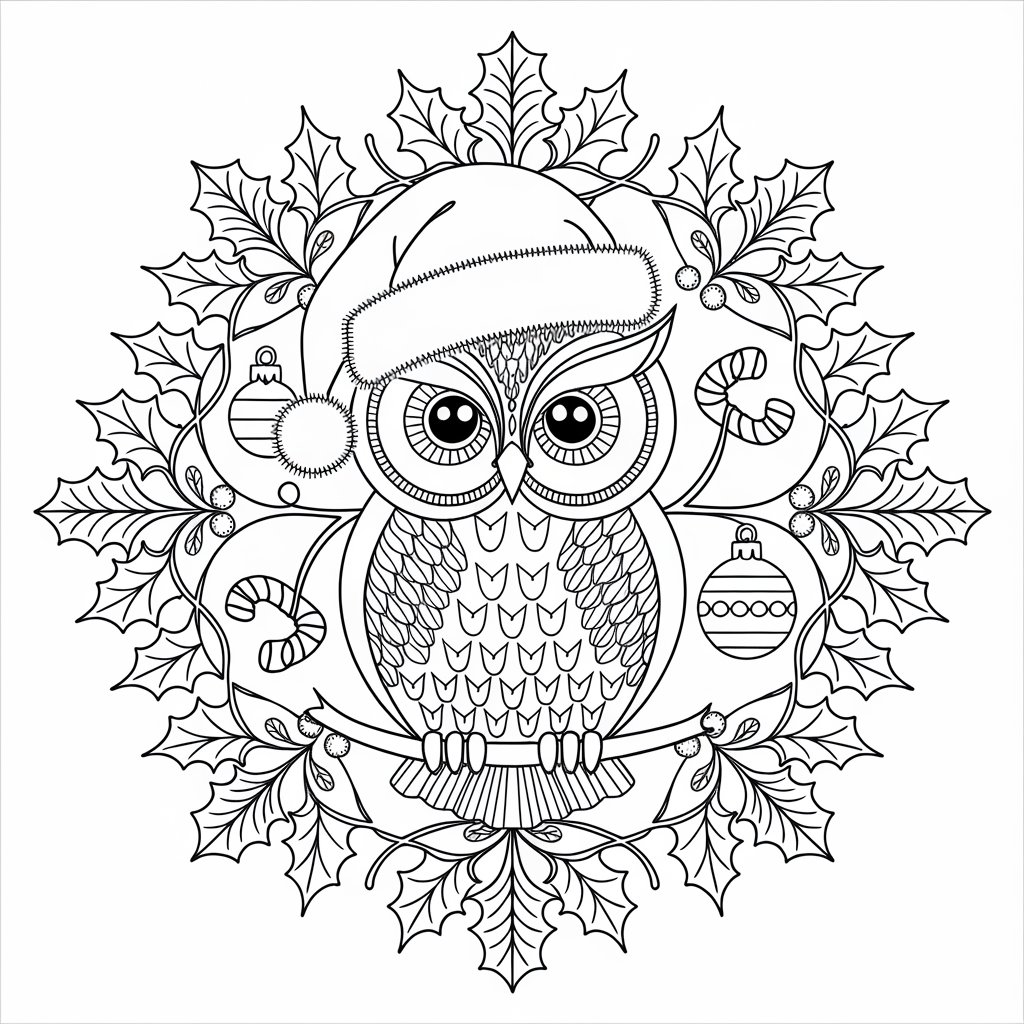 mandala para colorir animal