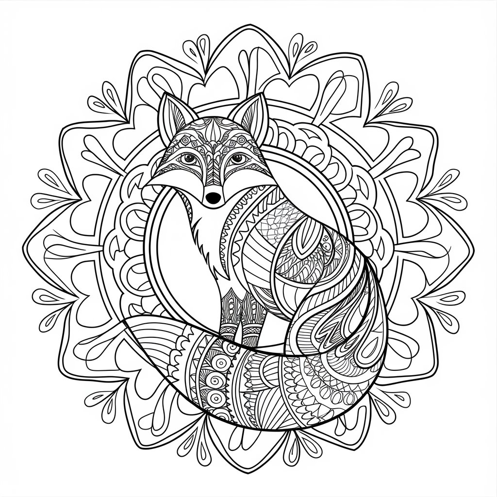 desenhos para colorir mandalas de animais