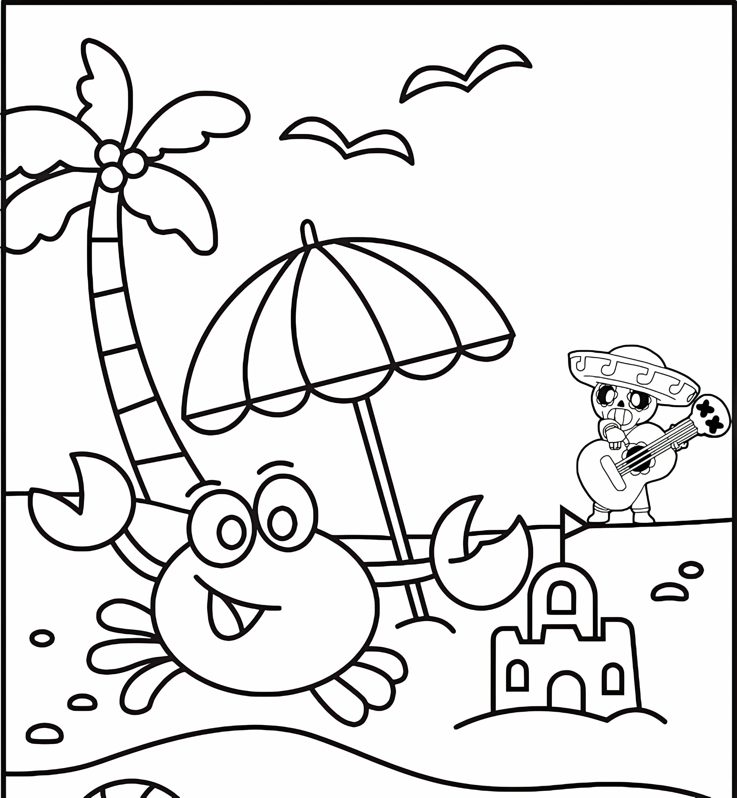 brawl stars desenho para colorir