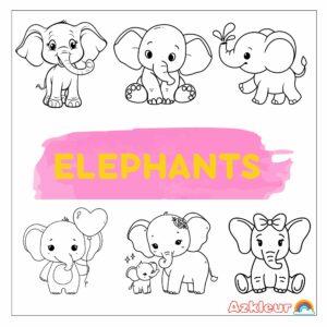 Elefante para Colorir