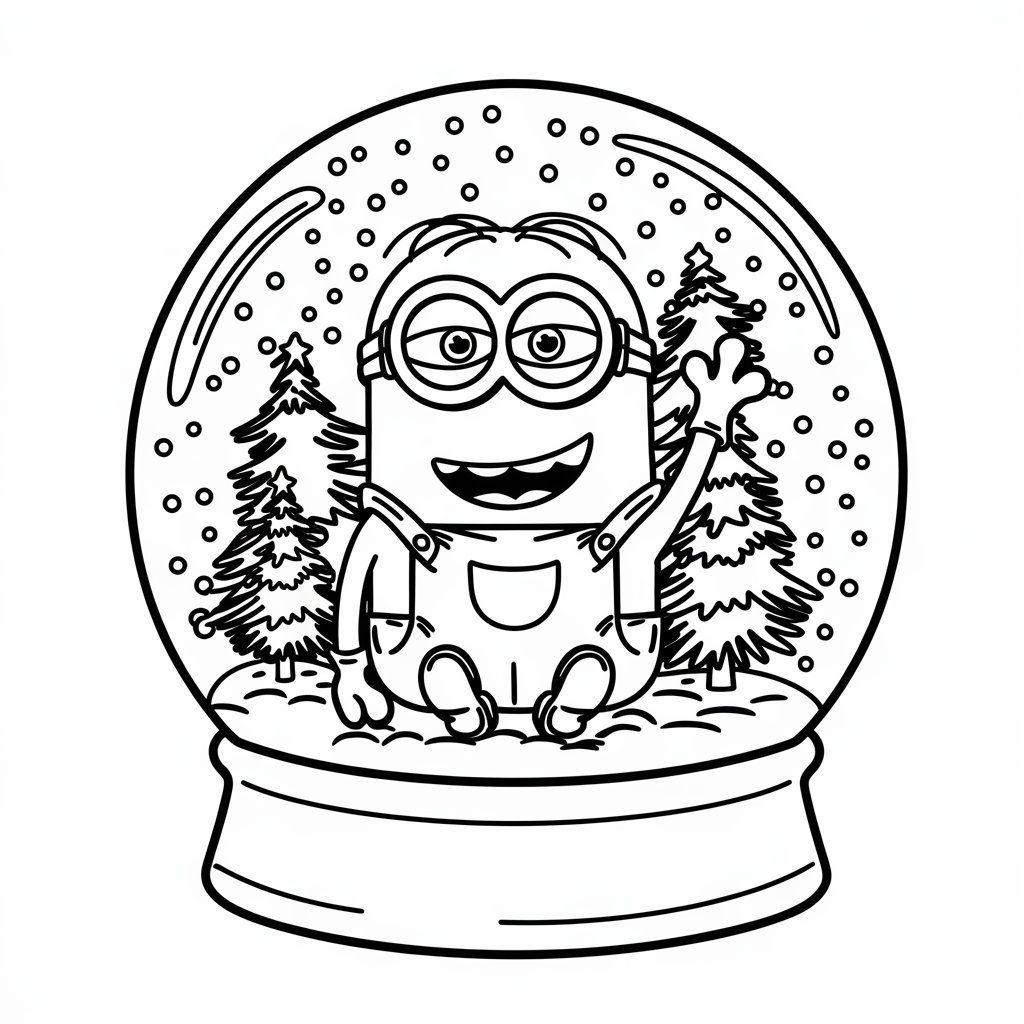 coloring pages of minion