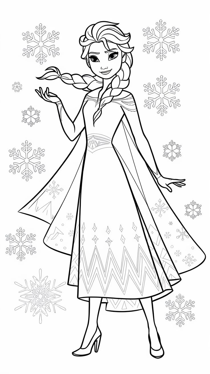 desenhos para colorir e imprimir frozen