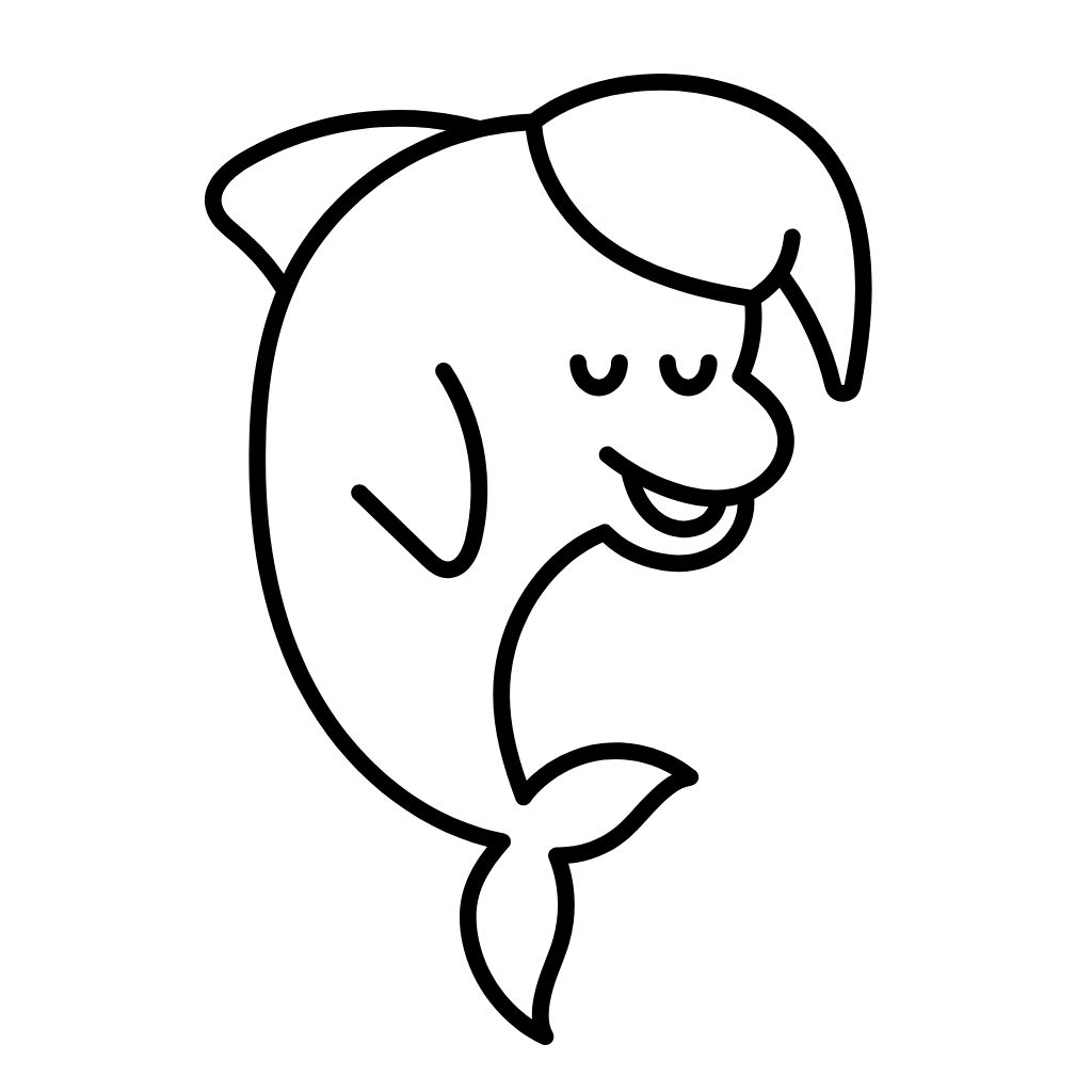 desenhos para colorir de golfinho