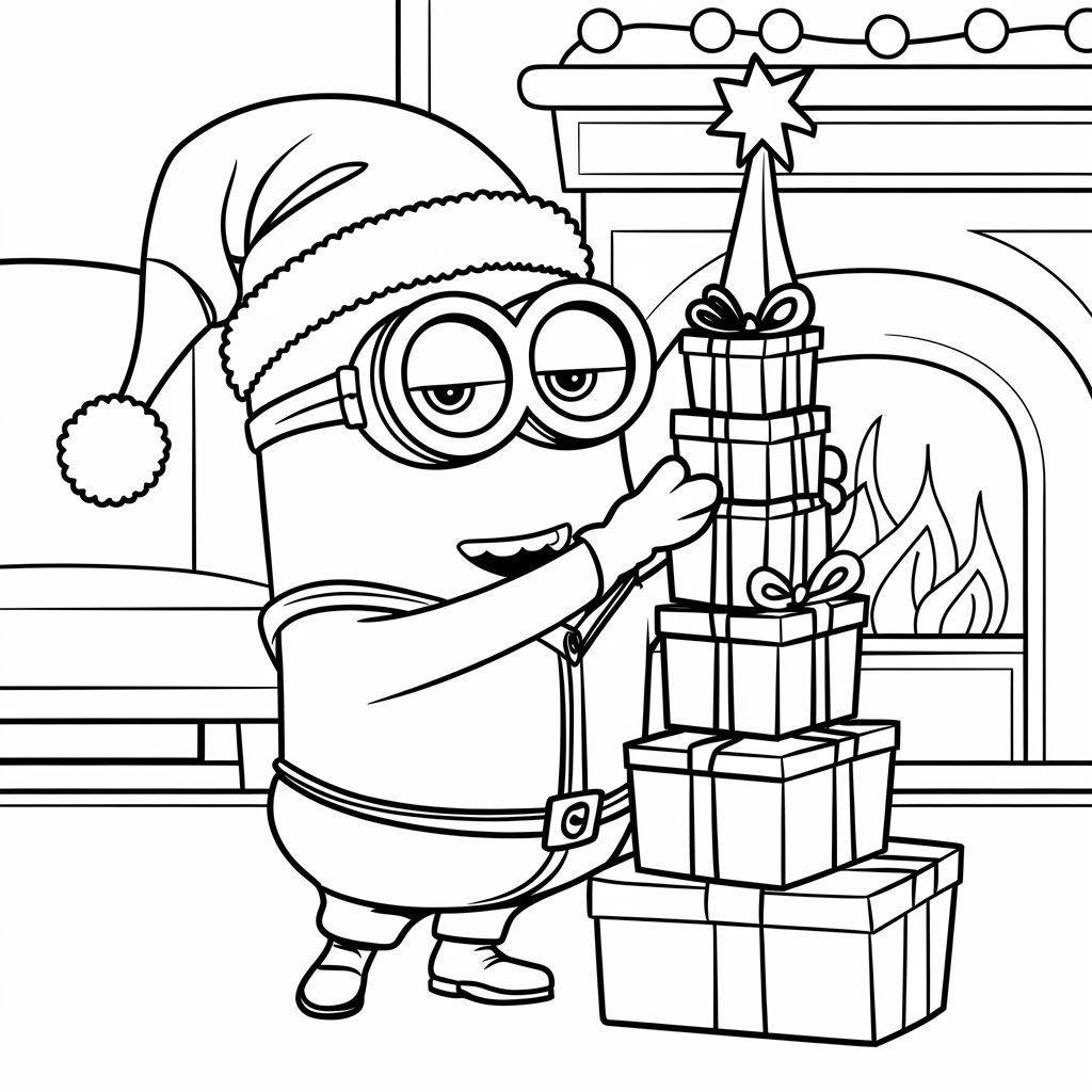 coloring book minions