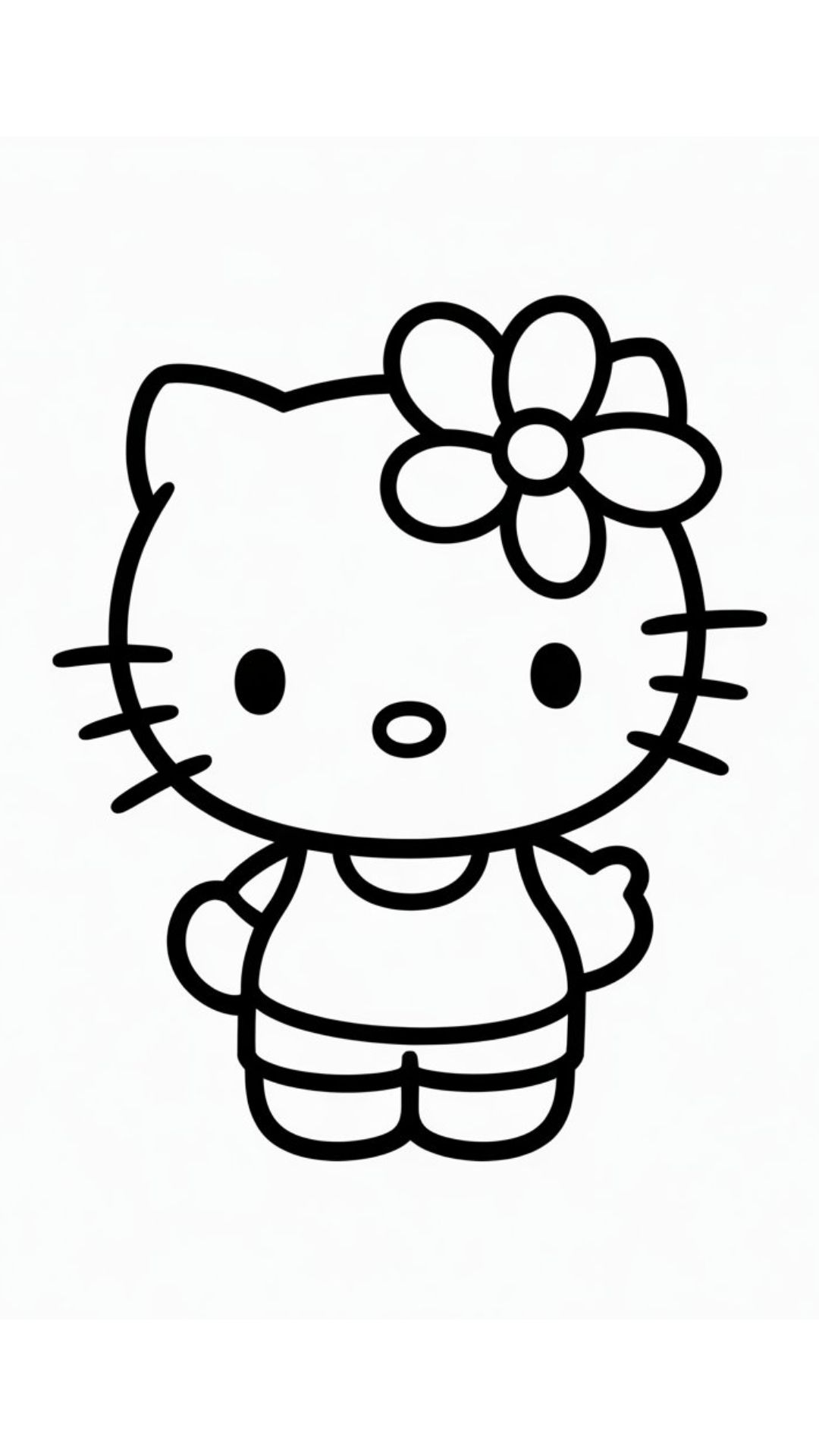 desenhos para colorir e imprimir da hello kitty