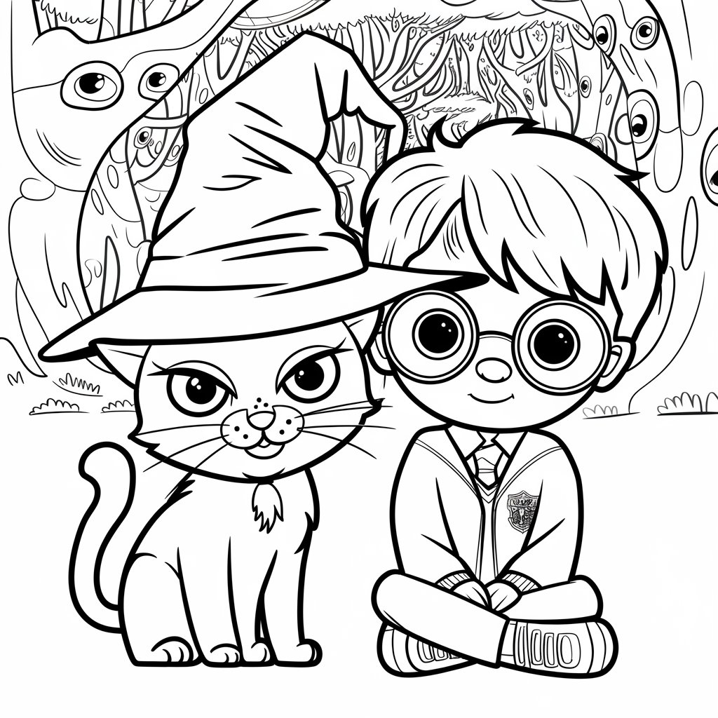 desenhos para colorir do harry potter