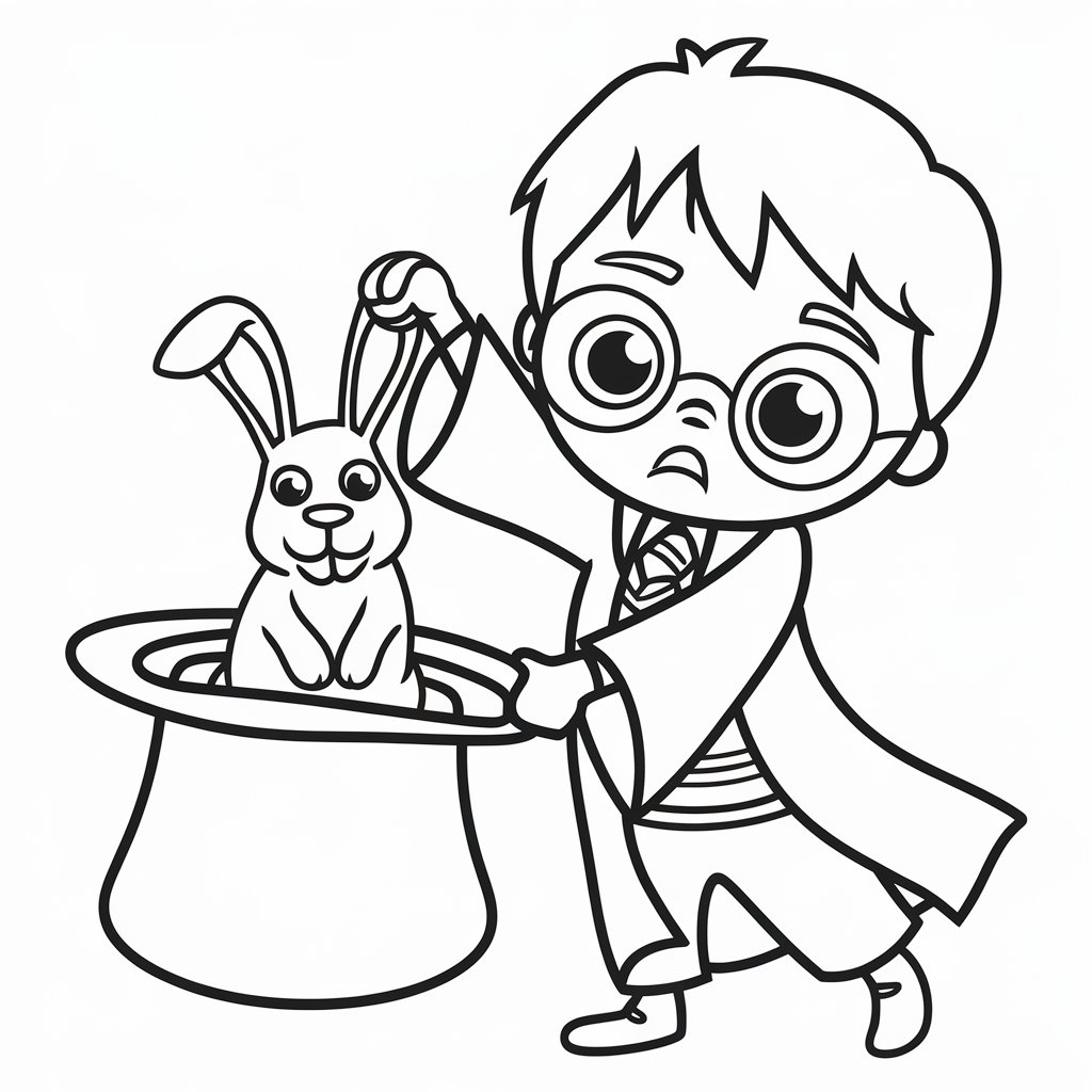 desenho para colorir do harry potter