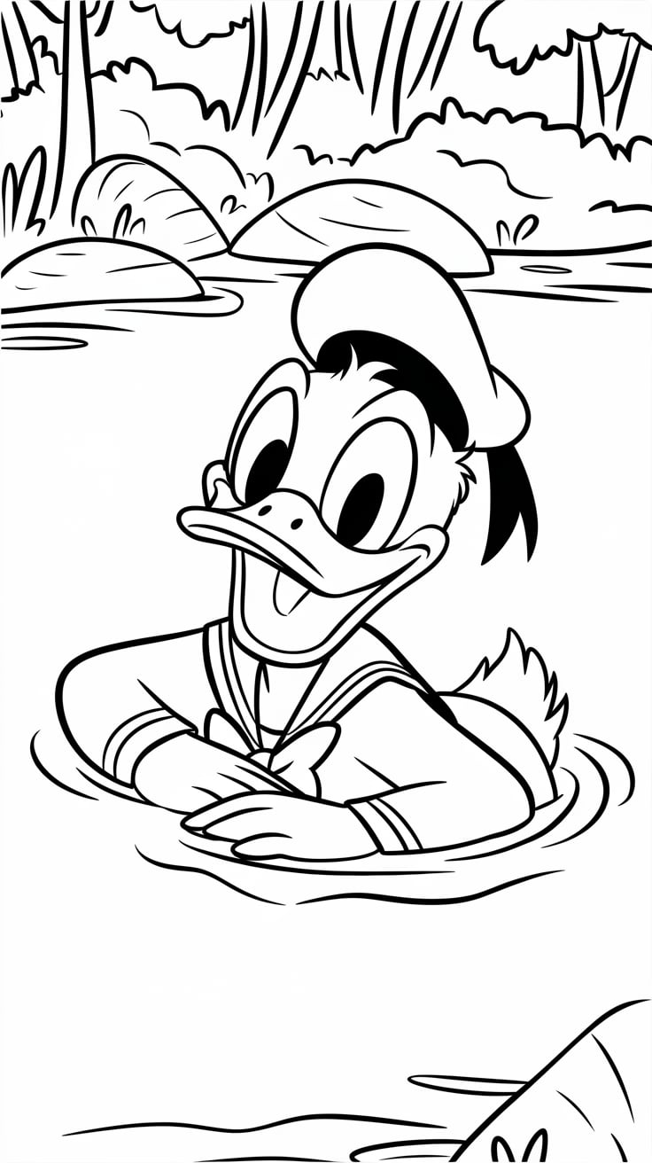 donald duck 2-strip color