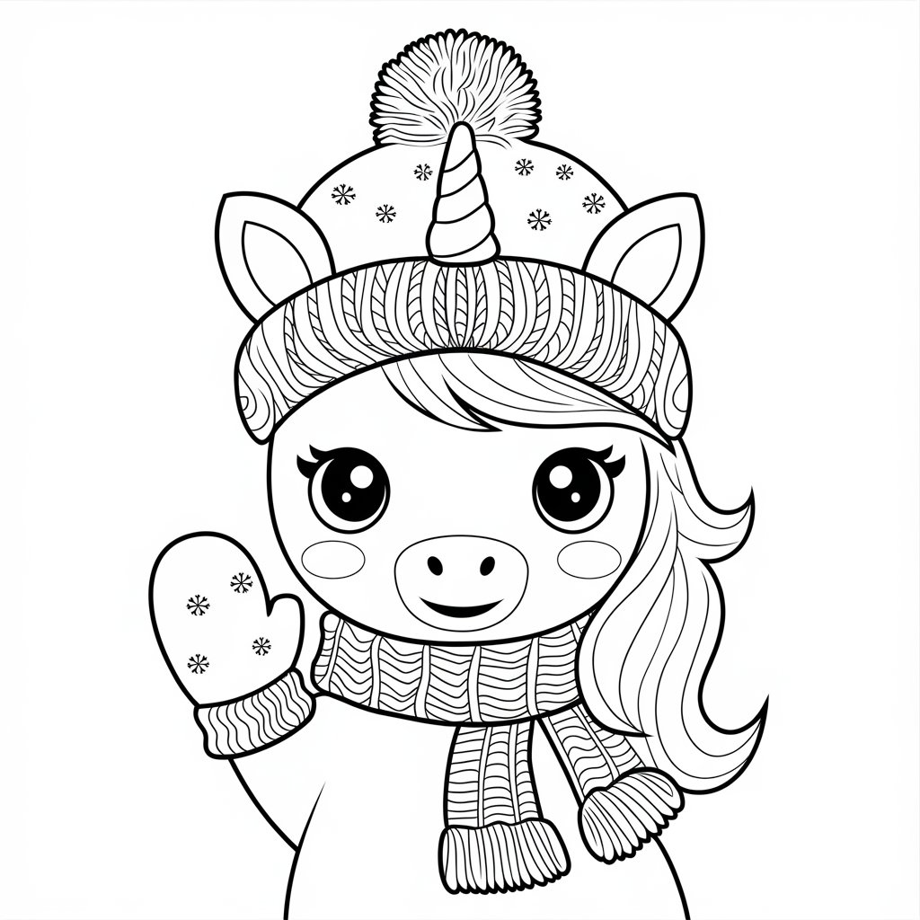 unicórnio para colorir pdf