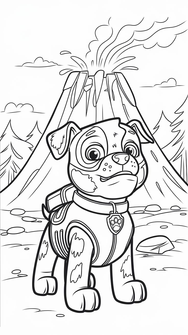 desenhos para colorir patrulha canina super filhotes