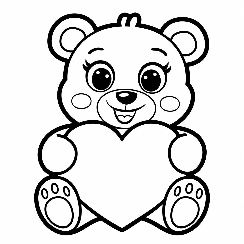 desenhos ursos para colorir