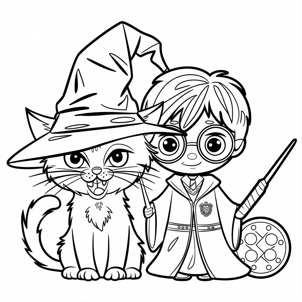 desenhos harry potter para colorir