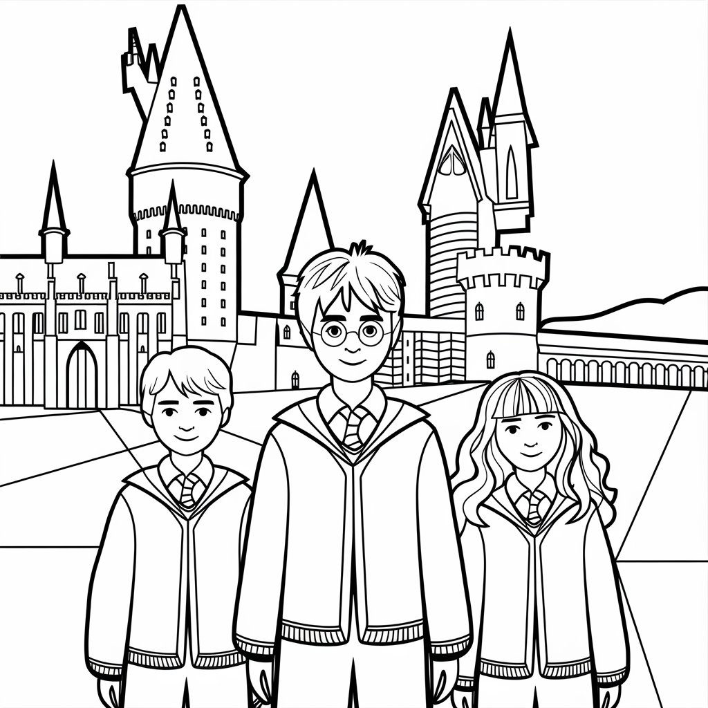harry potter colorir