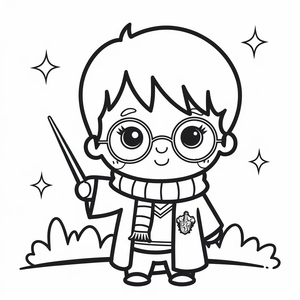 harry potter para colorir