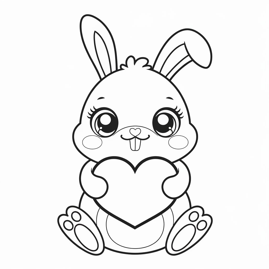 coração desenho para colorir