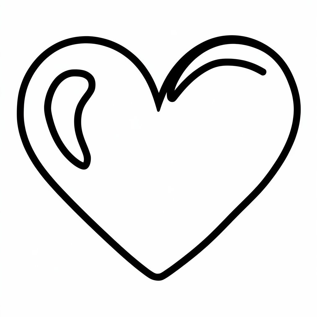 desenhos de coração coloridos