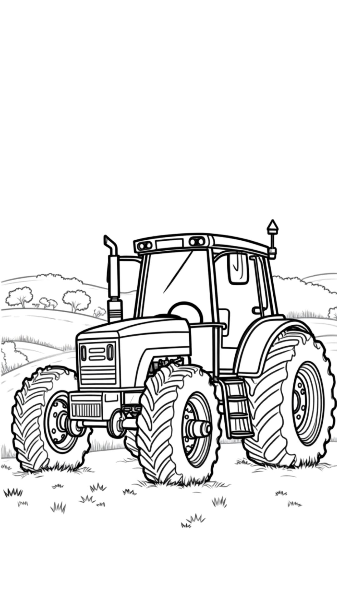 desenhos de tratores para colorir e imprimir