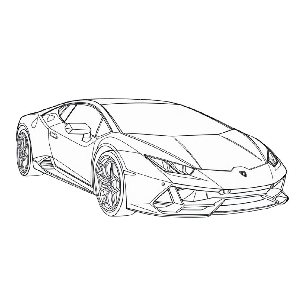 lamborghini aventador para colorir