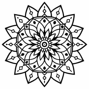 mandalas para colorir e imprimir pdf