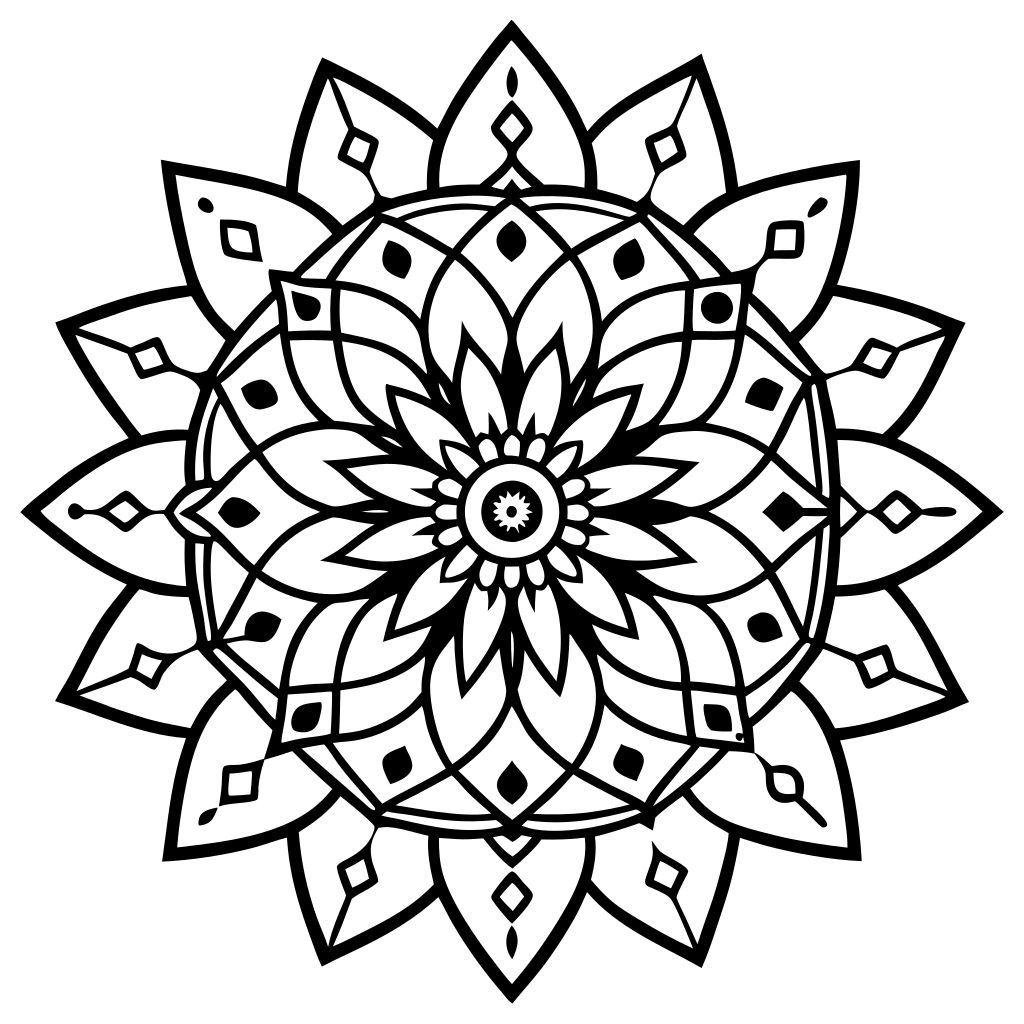 mandalas para colorir e imprimir pdf