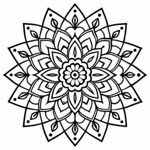 mandala livro de colorir
