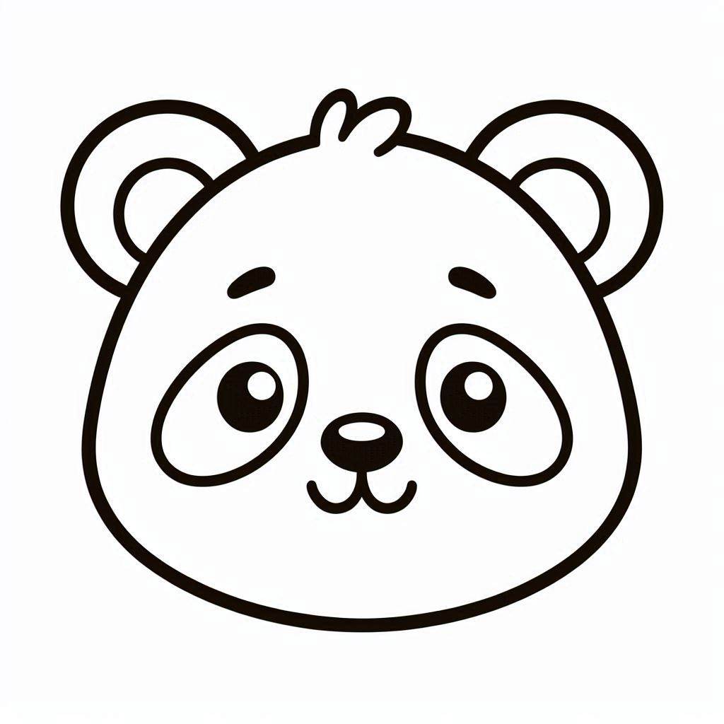 desenhos de panda para colorir