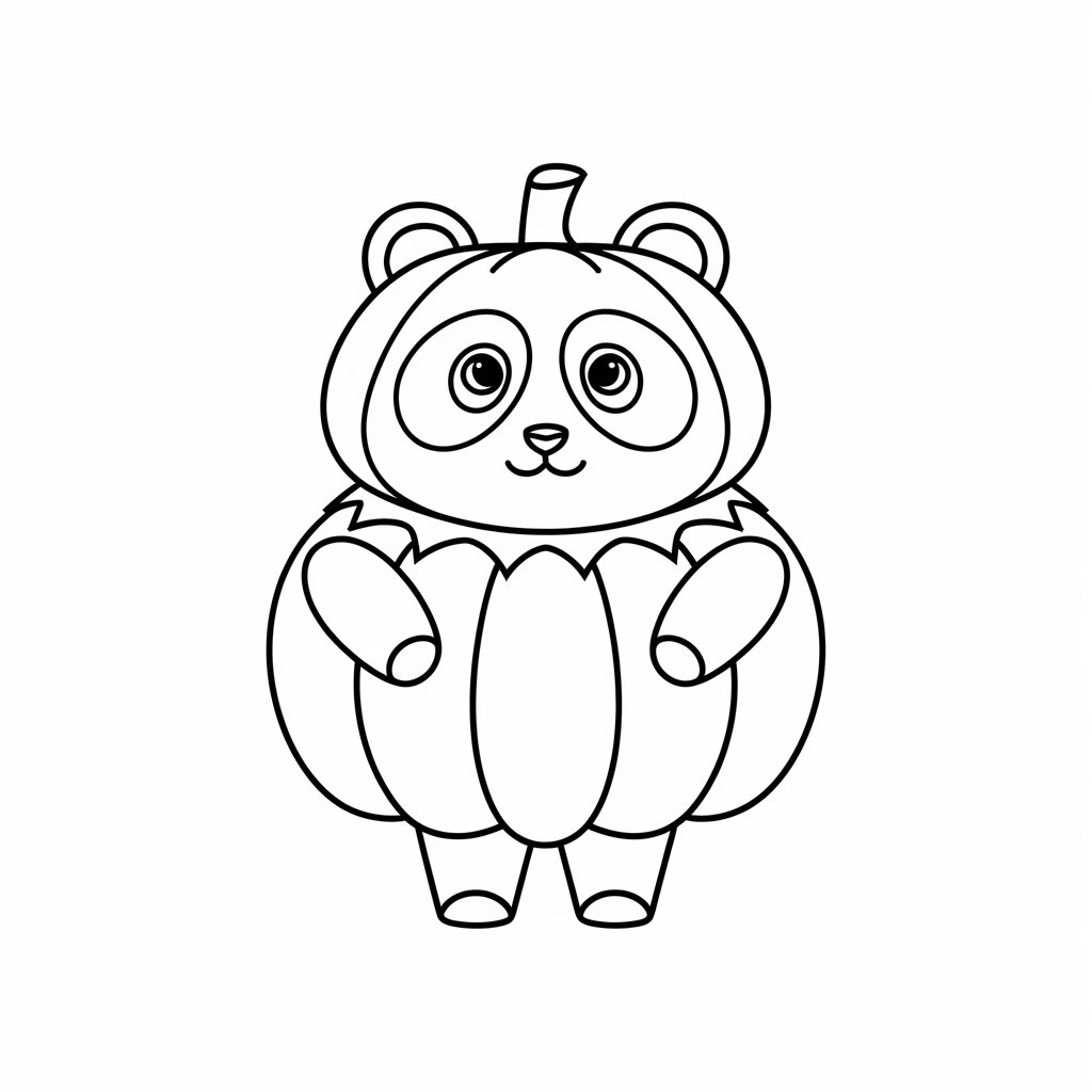 desenhos para colorir panda