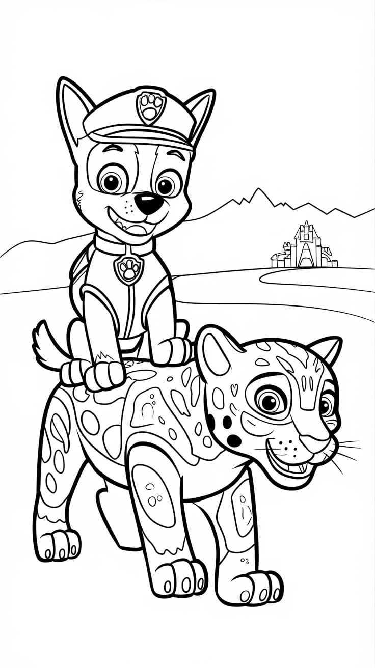 desenhos colorir patrulha canina