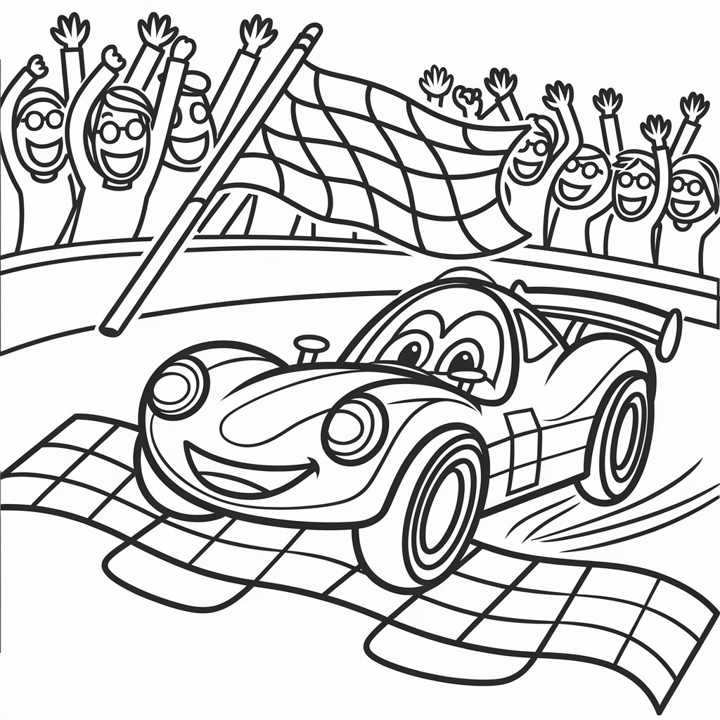 desenhos para colorir carros de corrida