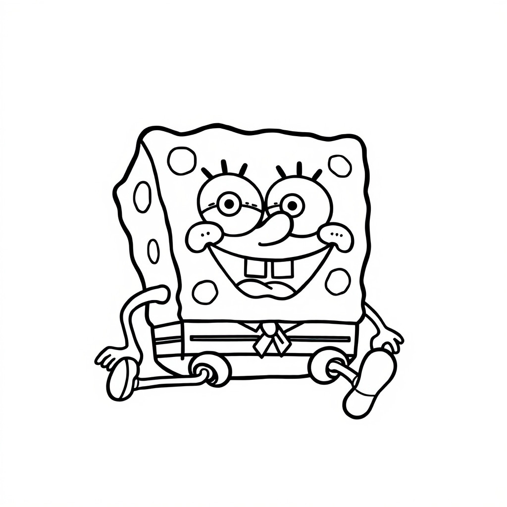 bob esponja desenho para colorir