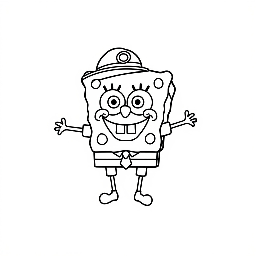 desenho bob esponja para colorir