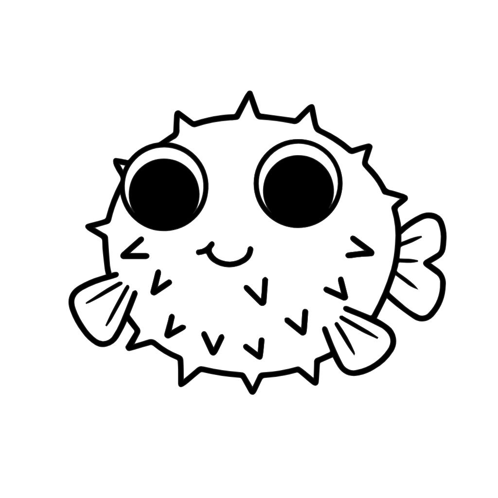 imagem de um peixe para colorir