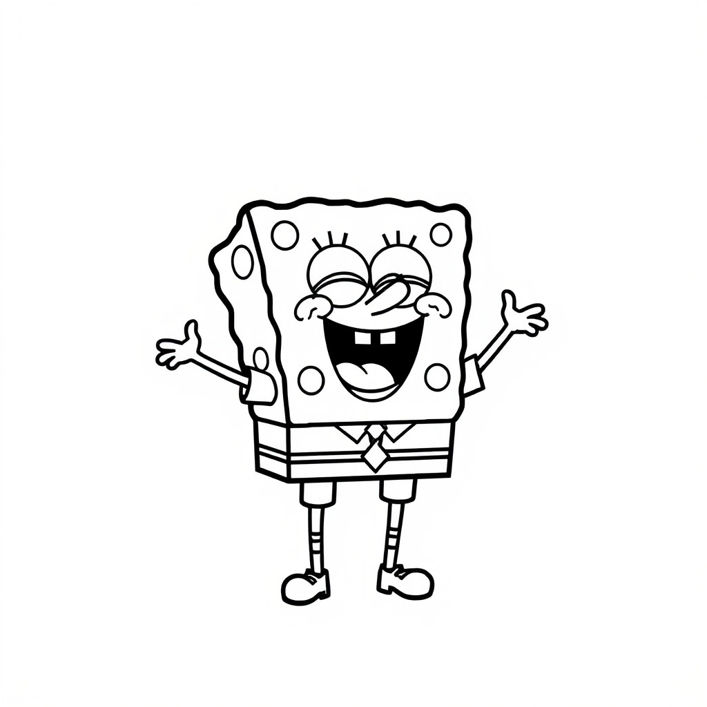 desenhos para colorir do bob esponja