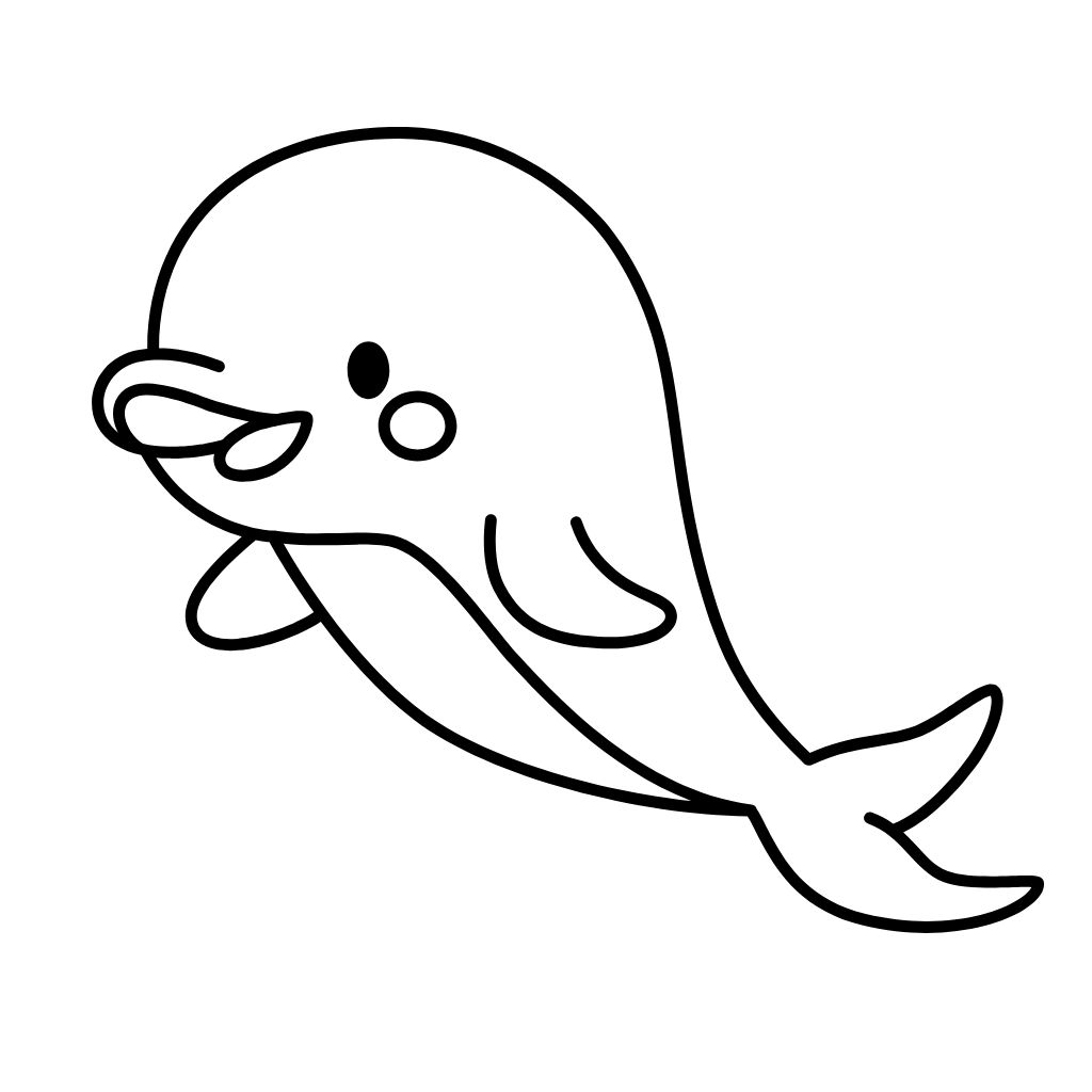 desenho de golfinho para colorir