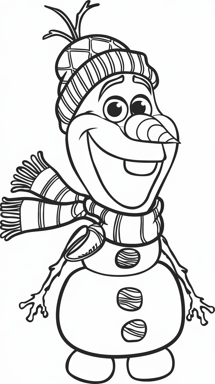 desenhos frozen para colorir