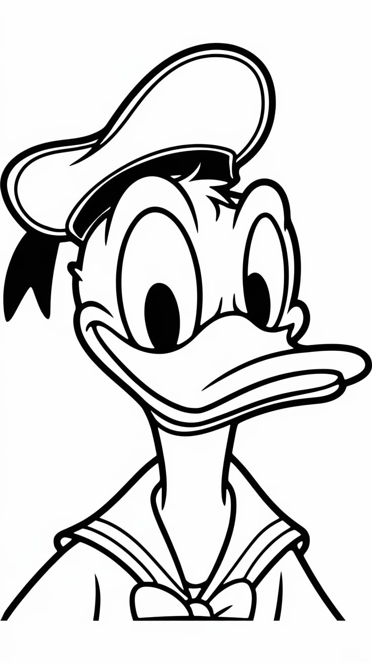 daisy and donald duck coloring pages