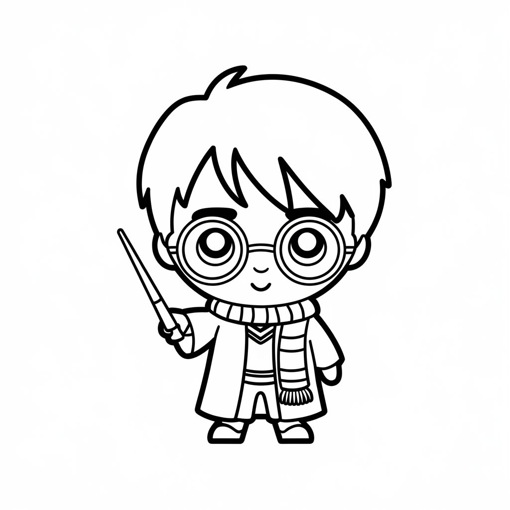 desenho do harry potter para colorir e imprimir