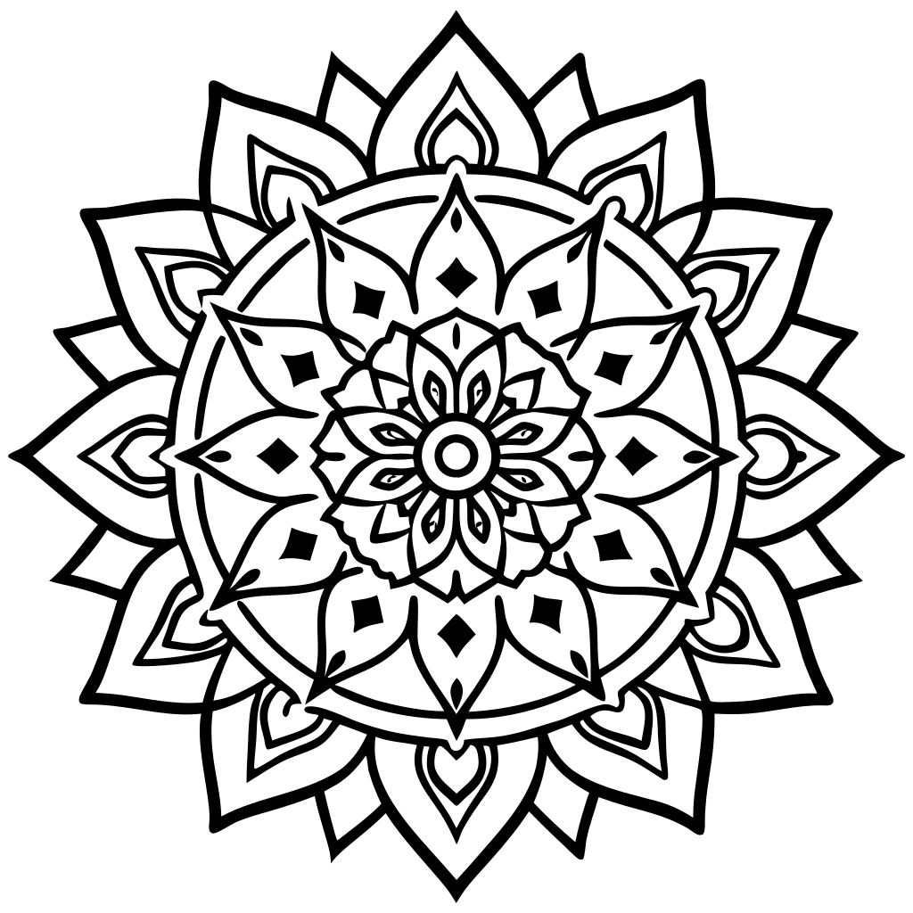 mandala para colorir infantil