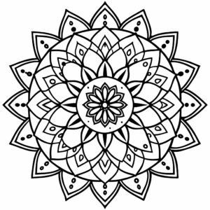 desenhos mandalas para colorir