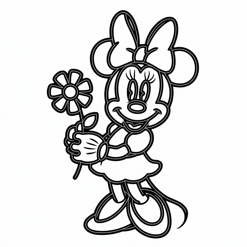 desenhos para colorir minnie