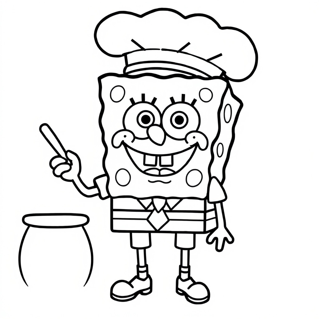 desenhos bob esponja para colorir