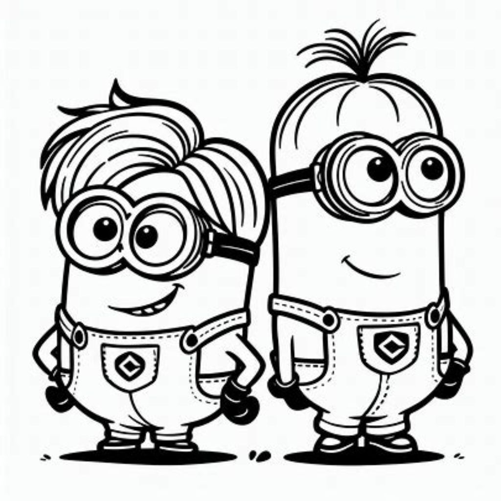 minions desenhos para colorir