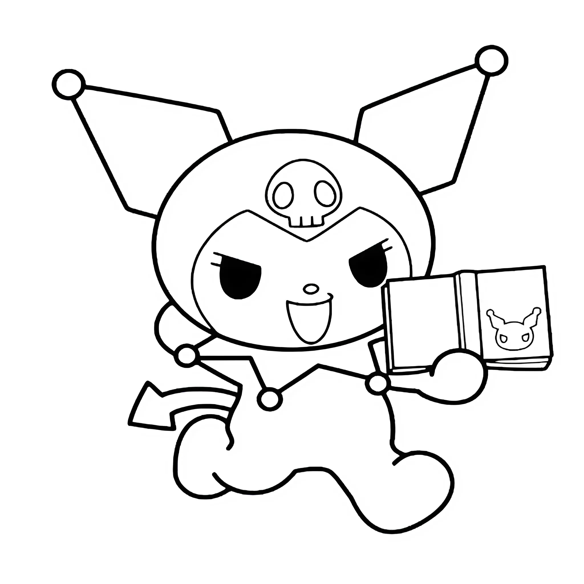 desenho para colorir kuromi