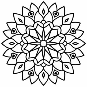 desenhos mandala para colorir