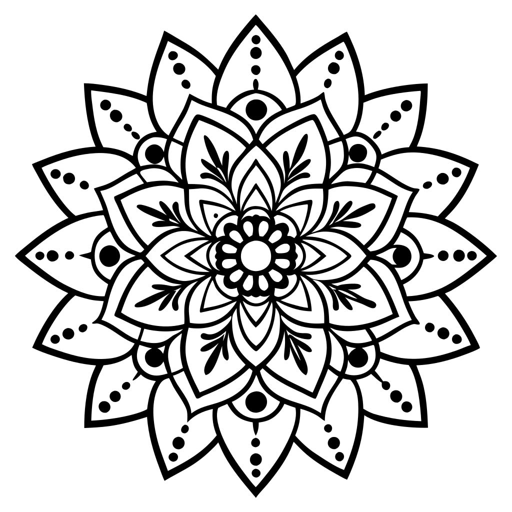 mandala para colorir e imprimir
