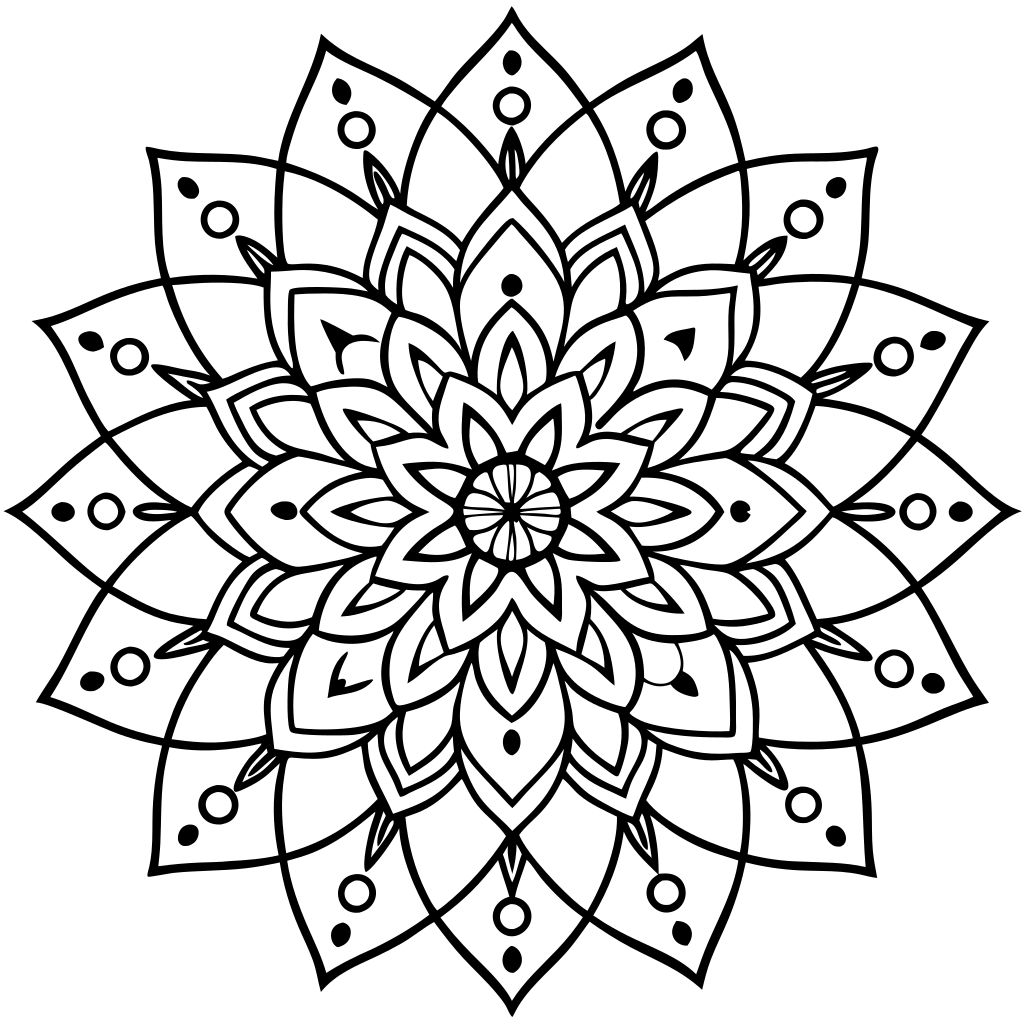 desenhos para colorir mandalas